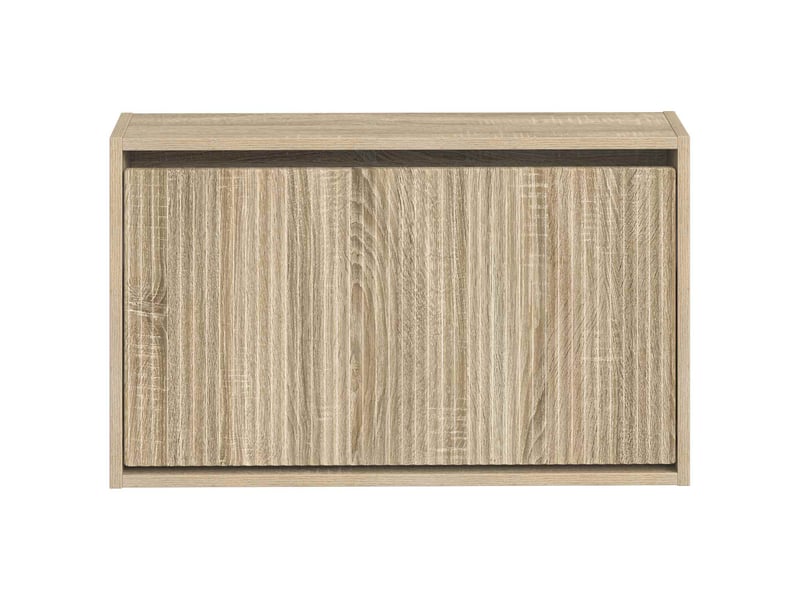  Meuble à chaussures mural, armoire à chaussures arnhem 71x17x43 cm chêne sonoma  - Conforama D