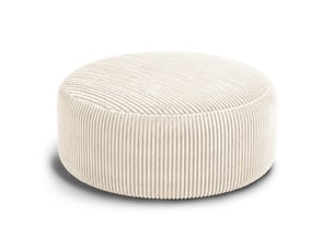 Fauteuil simple - 143x55cm - fauteuil pouf géant poire en mousse mémoire et tissu corduroy doux - beige