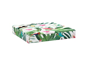 Coussin de palette, coussin de chaise, coussin de canapé multicolore 60x60x8 cm tissu oxford cf55403
