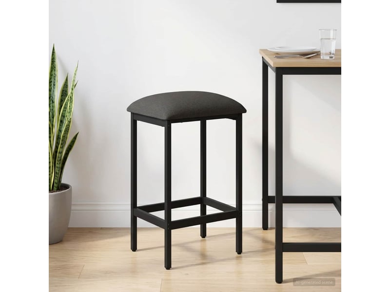  Tabouret de bar, chaise de bar gris clair 40x32x74 cm bois d'ingénierie shl41454  - Conforama B