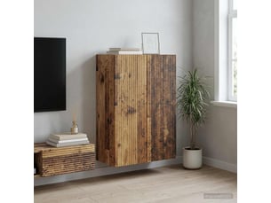 Armoire <strong></strong> <strong></strong> coloris bicolore largeur 66 cm