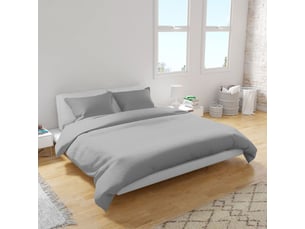 Juego de funda nordica microfibra de poliester suave - juego de funda edredónes, bajera y funda de almohada cama 90, 135, 150