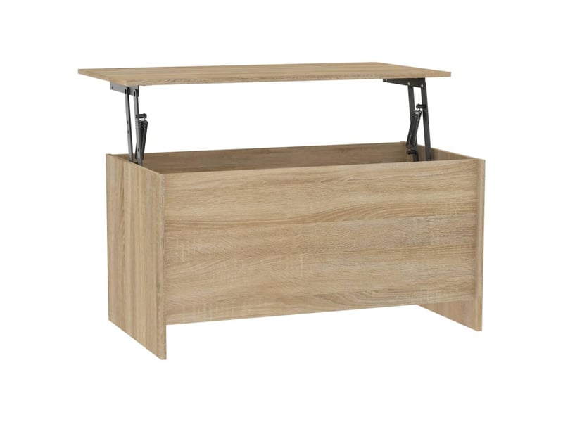  Table basse rectangulaire | table de salon chêne sonoma 102x55,5x52,5 cm bois d'ingénierie  - Conforama A