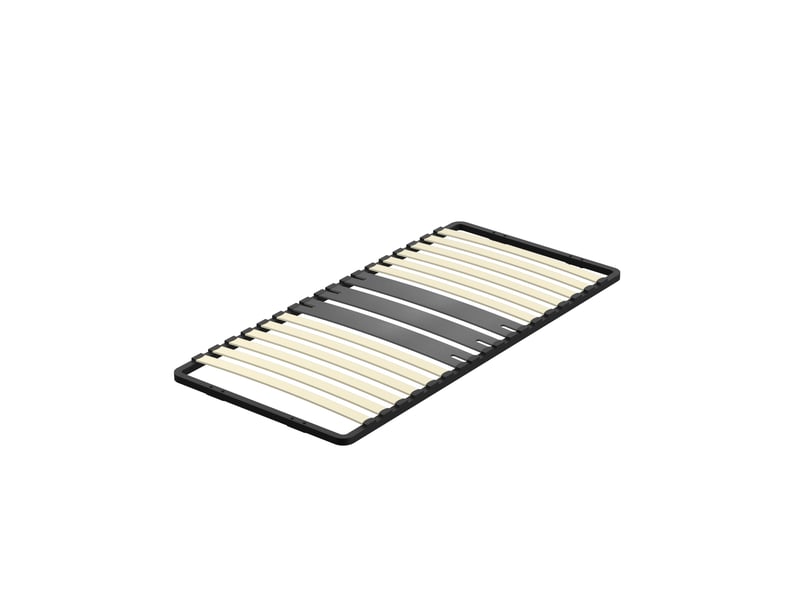  Cadre lattes 90x200 cm, 1x15 lattes peuplier naturel  - Conforama D