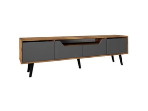 Meuble tv coloris gris 185 cm HANAH HOME  