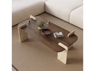Table basse coloris marron AHD AMAZING HOME DESIGN