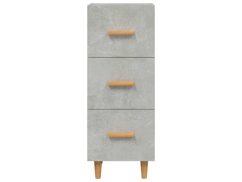  Buffet - bahut - meuble de rangement gris béton 34,5x34x90 cm bois d'ingénierie  - Conforama E