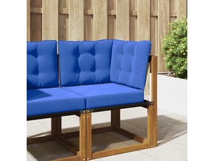 Coussin de canapé d'extérieur, coussin de chaise polyester bleu royal cf54032