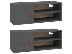 Etagère 80 cm coloris gris  