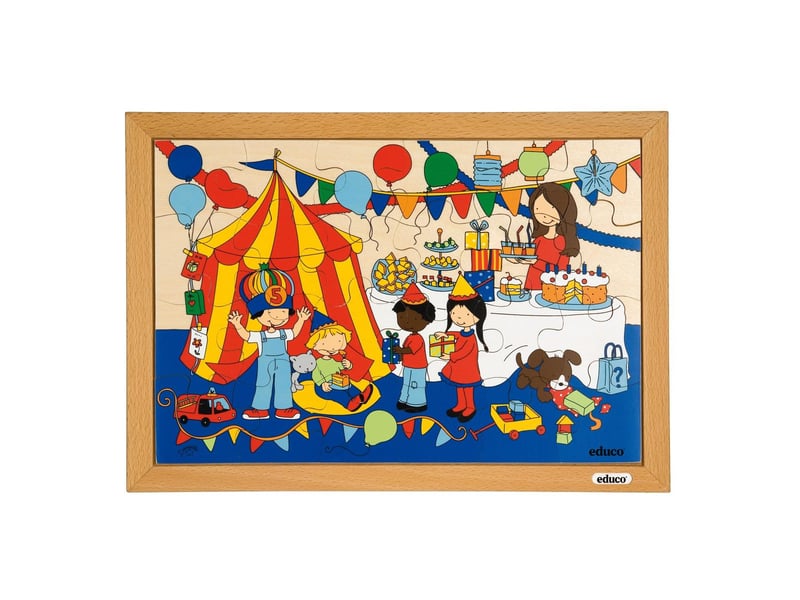  Educo enfants - fête  24 pièces de puzzle 8719924037833 - Conforama B