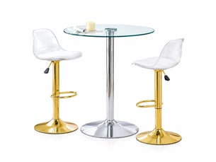 Ensemble table rond(e)   2 tabouret(s) inclu(s) MEUBLIV  