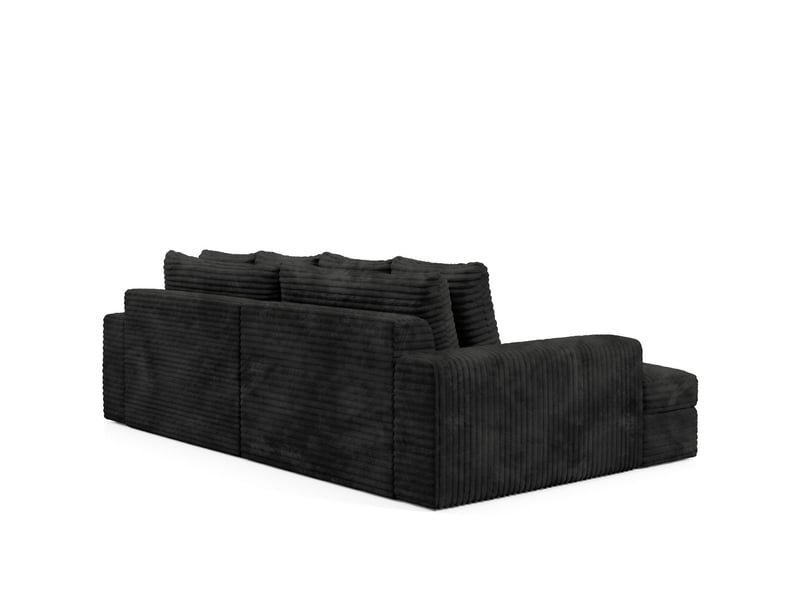 Canapé caldo tilia à confort élevé couleur : tilia noir - Conforama E