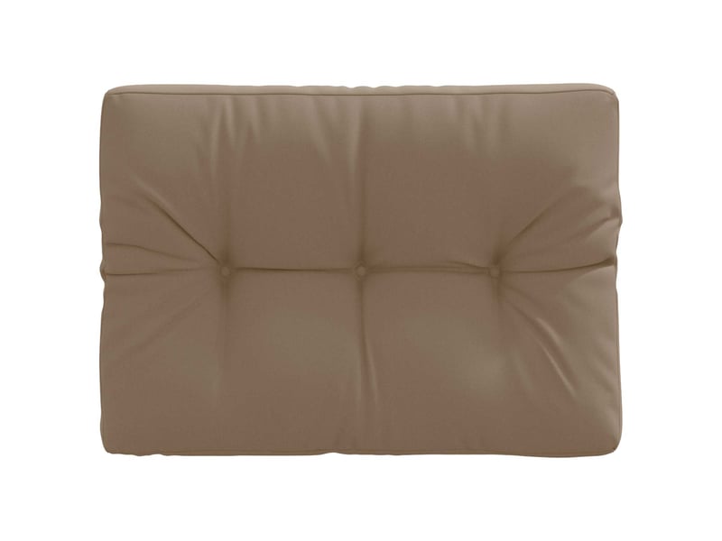 Coussin de dossier de palette, coussin de dos vianen 100 % polyester taupe cf55183  - Conforama D