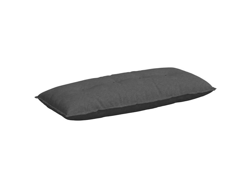 Coussin de dos, coussin de dossier gris foncé 120 x 50 cm tissu en velours côtelé cf54697 - Conforama A