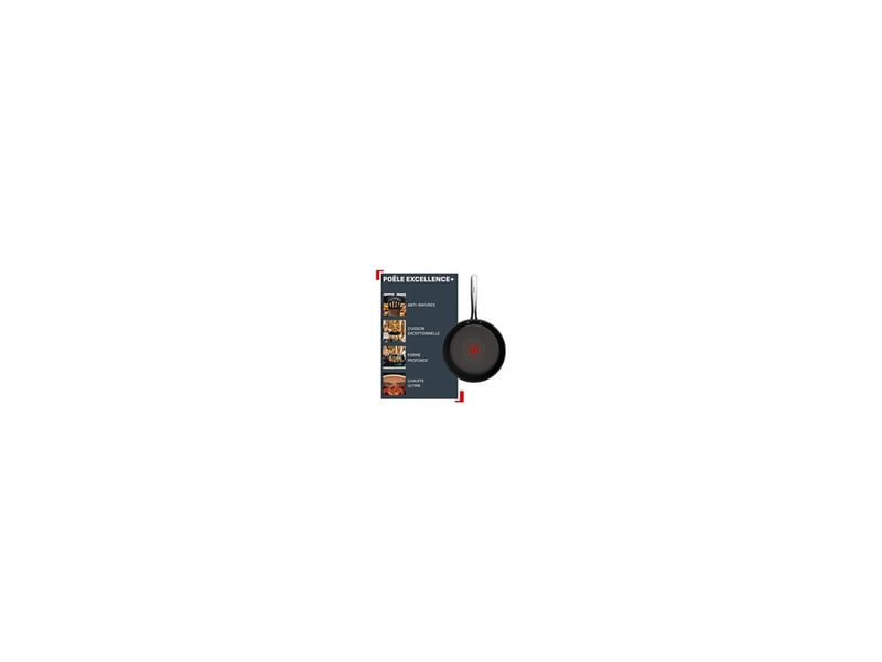  Poêle et sauteuse antiadhésive 28 cm fusioncore thermo-signal 8222541 - Conforama C