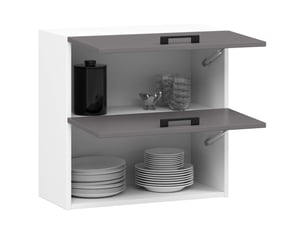 Akord armoire oliwia blancgris graphite 30x60x58