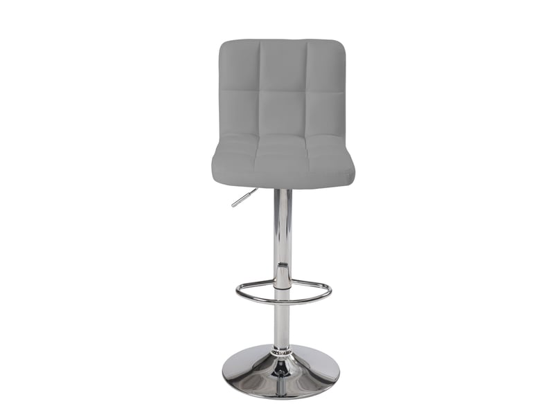  Lot de 2 tabourets de bar réglables pivotants sivan gris 173 SIVAN - Conforama B