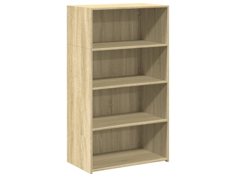  Buffet haut - bahut - meuble de rangement chêne sonoma 70x41x124 cm bois d'ingénierie  - Conforama A