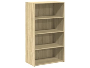 Buffet haut - bahut - meuble de rangement chêne sonoma 70x41x124 cm bois d'ingénierie