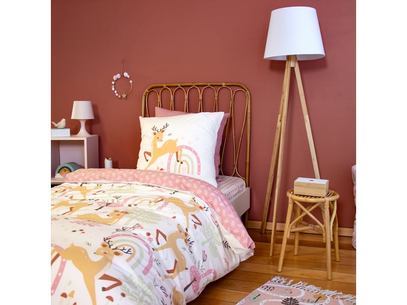  Parure de lit enfant 140x200 cm microfibre bambina PD23282 - Conforama C