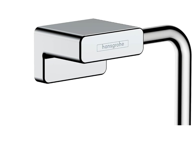  Addstoris porte-papier wc mural à fixation cachée – chrome, largeur 141 mm, accessoire de salle de bains, 41771000  - Conforama B
