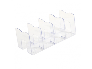 Organiseur de bureau en acrylique transparent de style minimaliste moderne, peu encombrant, pour la maison et l'intérieur
