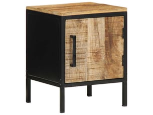 Table de chevet - cabinet de chevet - table de nuit 2 pc marron et noir 30 x 30 x 40 cm