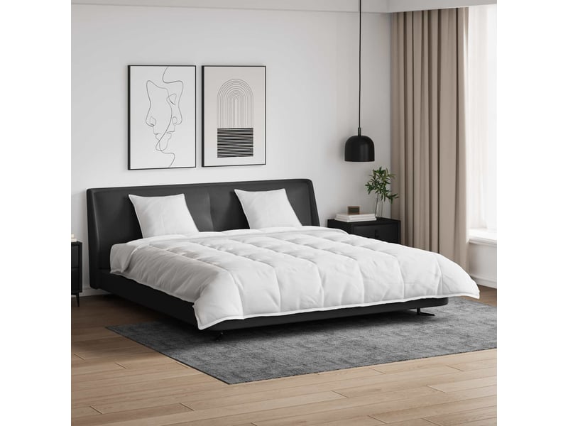  Ensemble de duvet avec oreiller 3 pièces - couette blanc plume de canard  - Conforama B