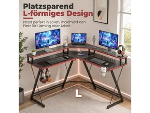 Bureau gaming coloris noir