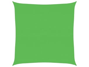 Voile d'ombrage - voile d'ombre - voile parasol 160 gm² vert clair 6x6 m pehd