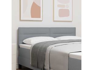 Tete de lit A poser largeur 144 cm <strong></strong> <strong></strong> argenté