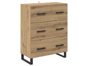 Buffet - bahut - meuble de rangement chêne artisanal 69,5 x 34 x 90 cm
