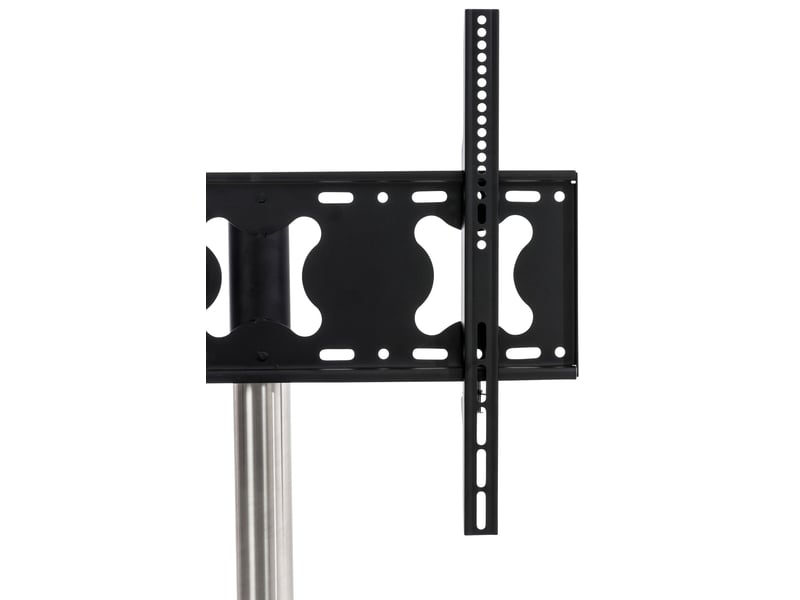 Support de télévison avec plateforme ronde ou carrée , acier inoxydable/rond  - Conforama C