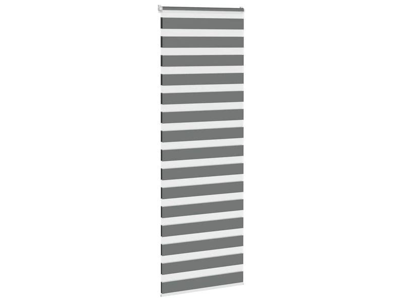 Store zèbre, store de fenêtre gris foncé largeur du tissu 75,9 cm polyester cf48626 - Conforama C