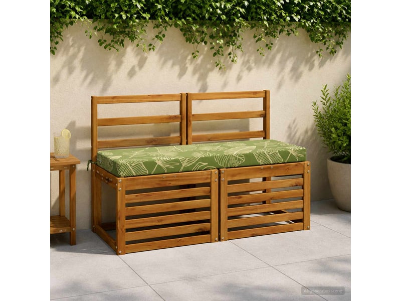  Lot de 2 coussins de banc, coussins d'assise soest 100 % polyester cf56873  - Conforama B