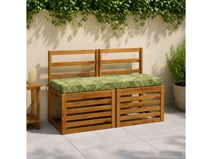 Lot de 2 coussins de banc, coussins d'assise soest 100 % polyester cf56873