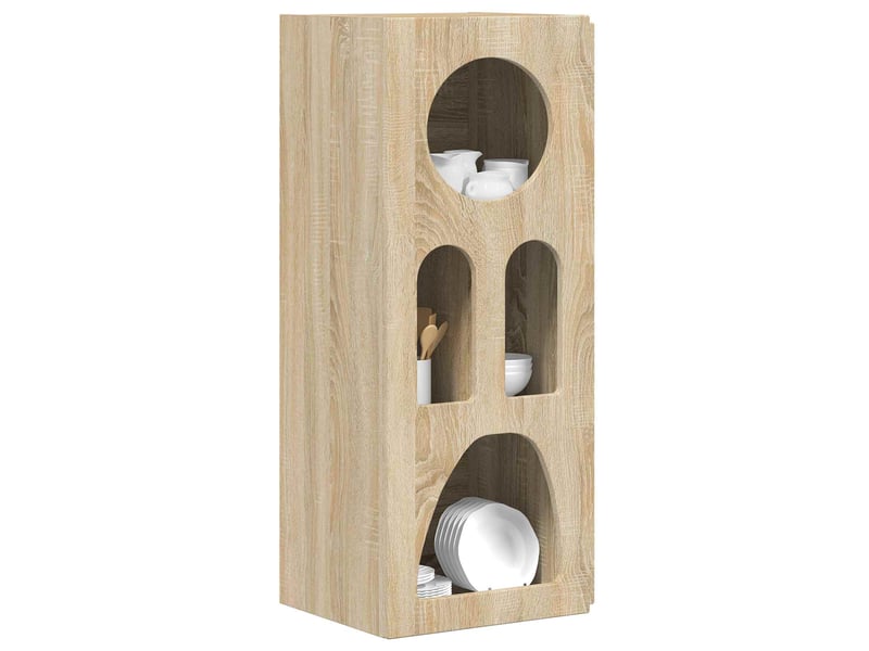  Buffet - bahut - meuble de rangement elst chêne sonoma 40 x 35 x 100.5 cm bois d'ingénierie  - Conforama C