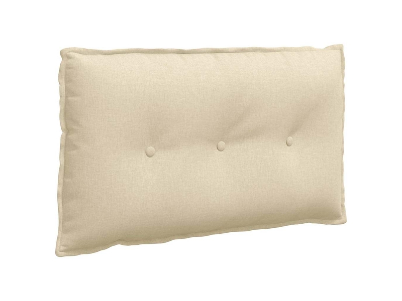  Coussin de dos, coussin de dossier crème 80 x 19 x 50 cm tissu cf54638  - Conforama A