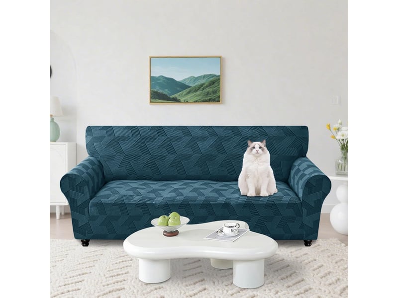 Housse canapé 2 places, housse de canapé universelle avec accoudoirs 139-175cm - Conforama C