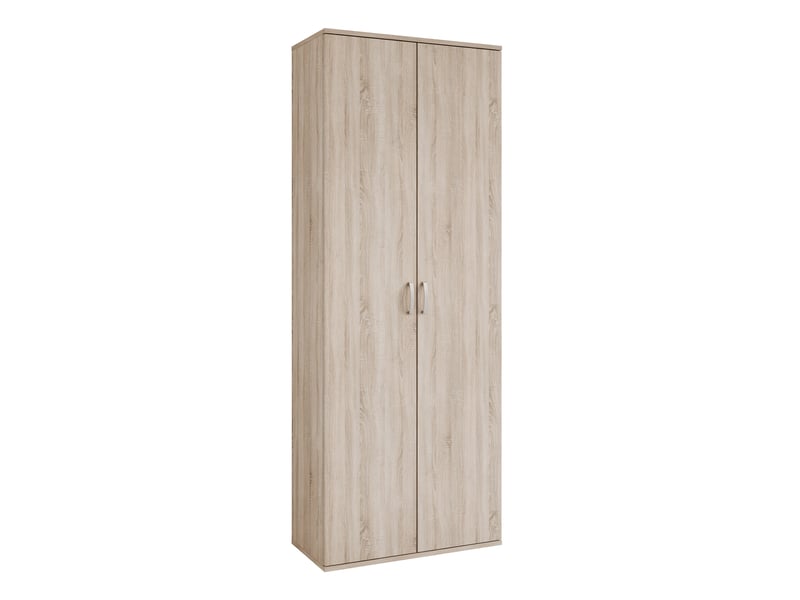  Armoire tio - 2 portes - 6 compartments - 70x34x189 cm - chêne sonoma TIO - Conforama A