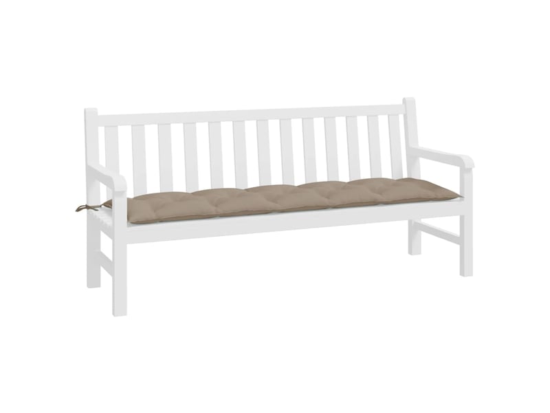  Coussin de banc de jardin, coussin d'assise taupe 180x50x7 cm tissu oxford cf52835  - Conforama C