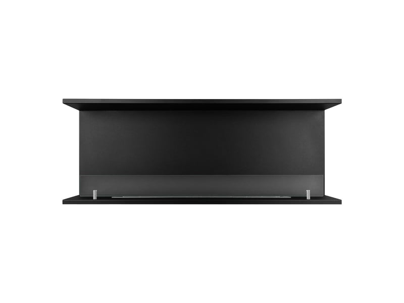  Trevi 120 - cheminée bioéthanol encastrable à trois faces 120x45x24,5 cm avec brûleur en acier de 1,25 l  - Conforama D