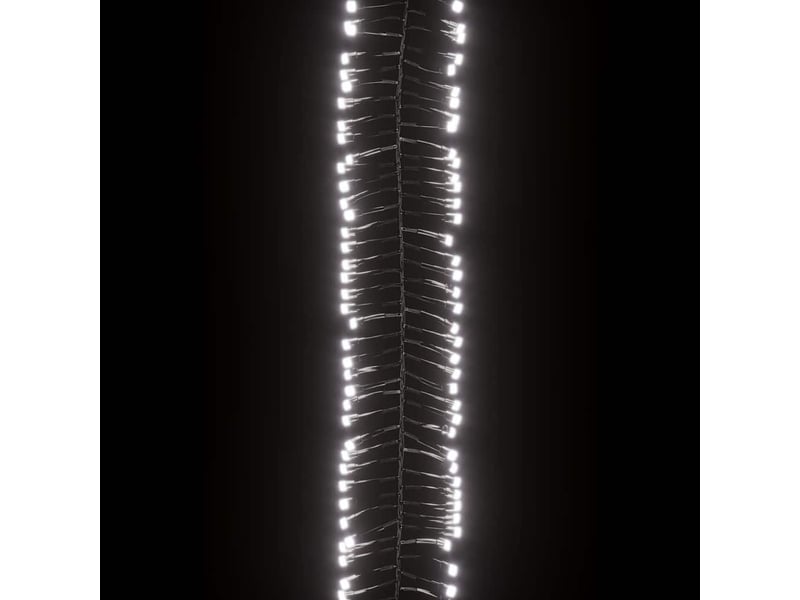  Guirlande lumineuse, éclairage de noël à led groupées 1000 led blanc froid pvc cf62404  - Conforama E