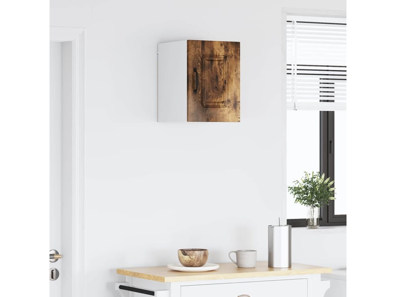Meuble mural de cuisine | armoire de cuisine chêne fumé 30x31x40cm - Conforama D