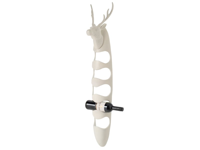  Porte-bouteilles cerf yasmine 109cm blanc  - Conforama B