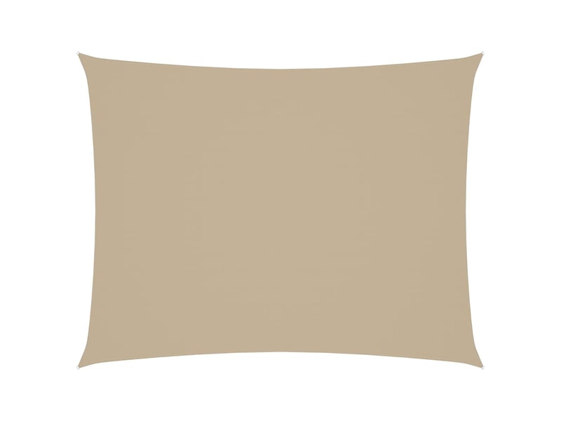  Voile de parasol - voile d'ombrage tissu oxford rectangulaire 2,5x4 m beige  - Conforama A