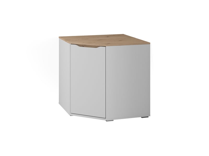  Vicco commode, blancchêne artisan, 77.9x77.9cm  - Conforama A
