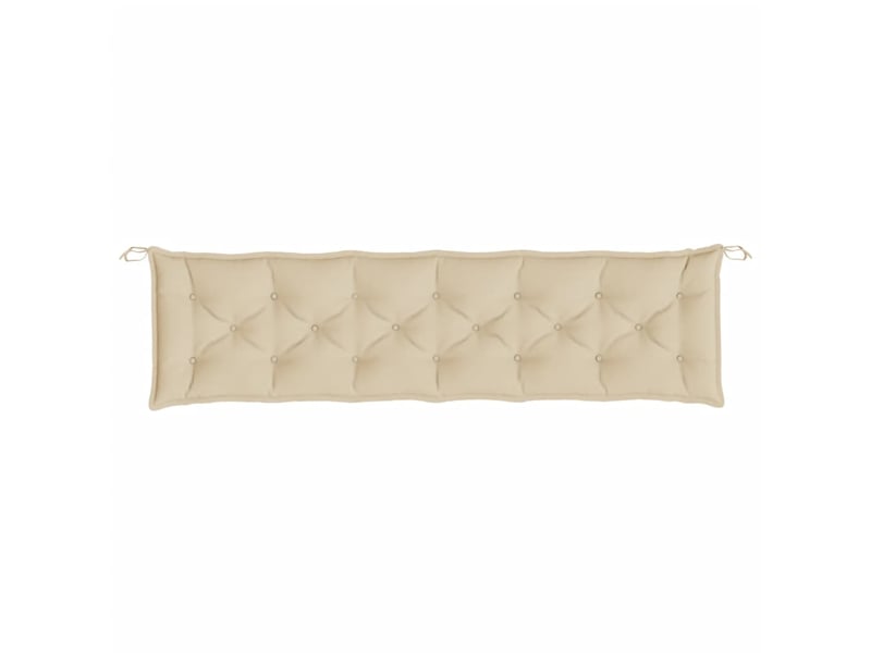  Coussin de banc de jardin, coussin d'assise beige 200x50x7 cm tissu oxford cf52658  - Conforama D