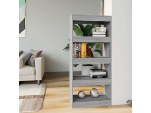 Bibliotheque coloris  gris  <strong></strong> <strong></strong> - 60 cm x 135 cm