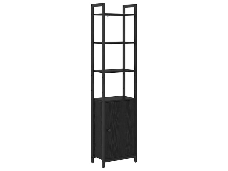  Bibliothèque 6 niveaux, armoire à livres 40 x 24 x 161 cm bois d'ingénierie shl2809  - Conforama A